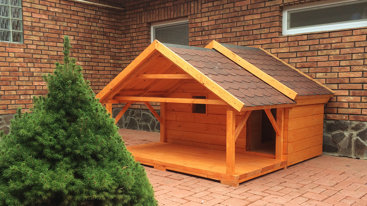 Individuelle Hundehütte