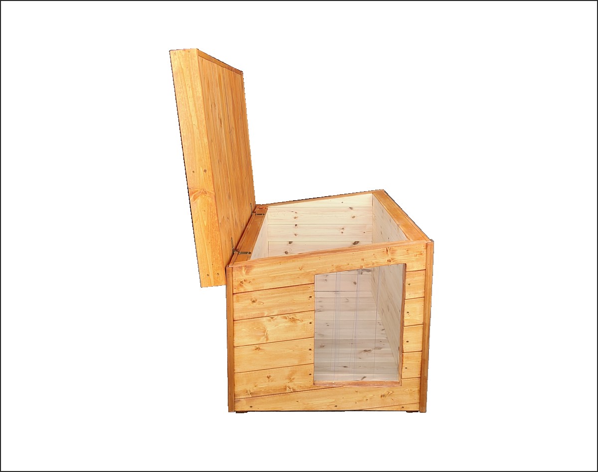 Fox Isolierte Hundehütte