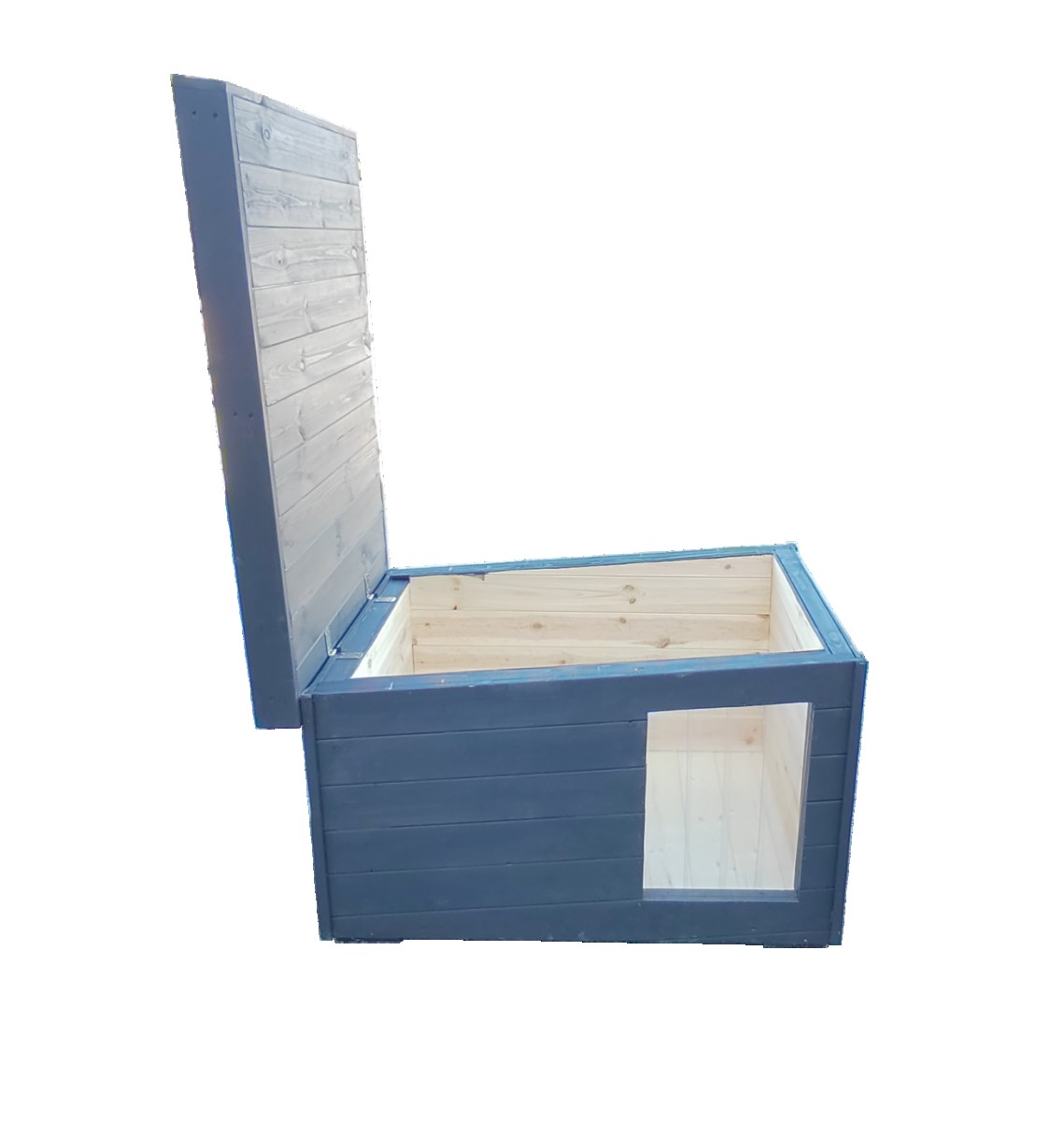 Donn isolierte Hundehütte