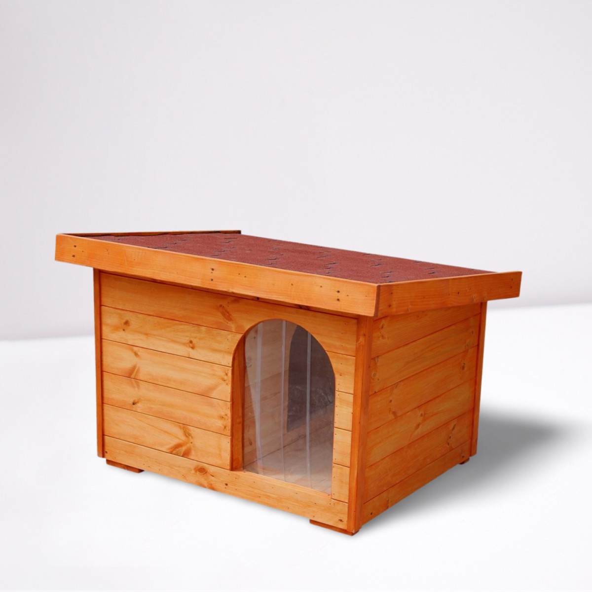 Dexter isolierte Hundehütte