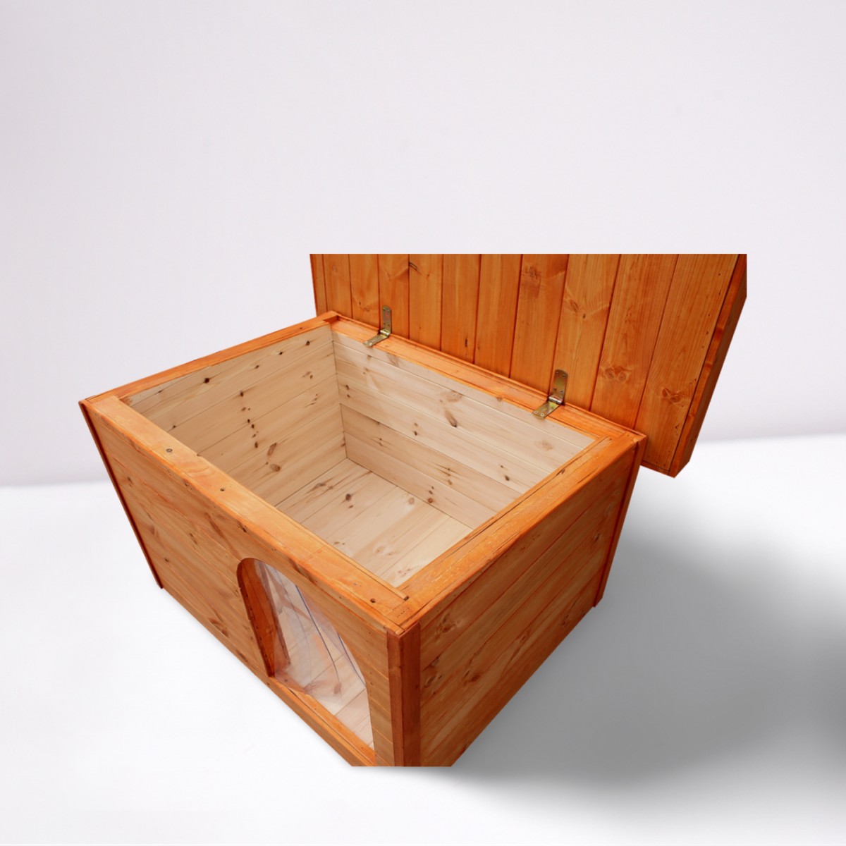 Dexter isolierte Hundehütte