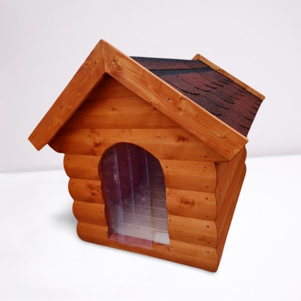 Indigo isolierte Hundehütte