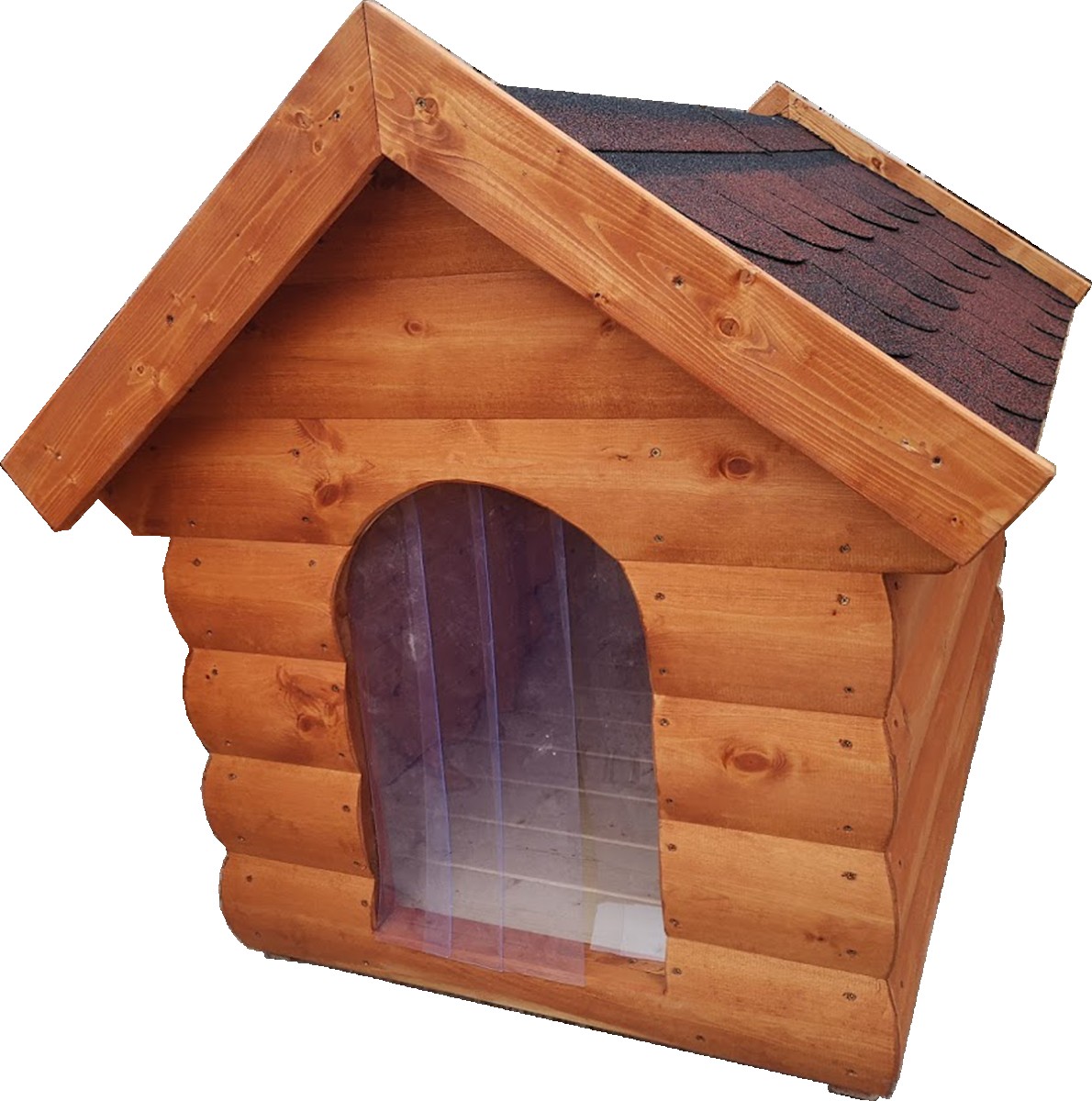 Indigo isolierte Hundehütte